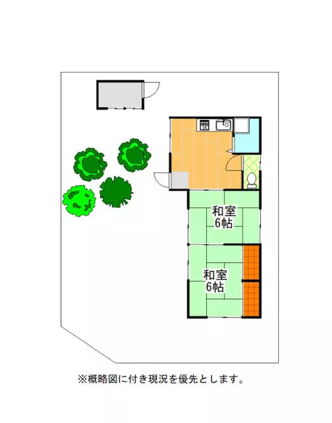 Gujo City, Minami Town Ohara (Oya Station) Single-story building 2SDK - Image 2