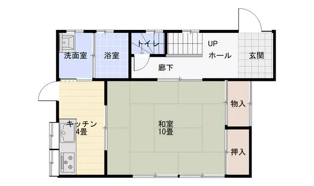 Kotokai Oohira-cho, Nagasaki City 2-story building 3K