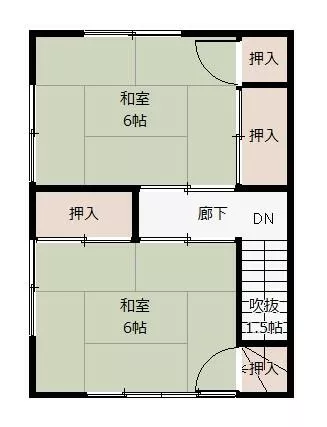 Sasebo City, Shiohishimachi (Mikawauchi Station) 2-story building 6SDK