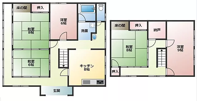 Used single-family home, Kanonji City, Muromoto Town, near the port, Japanese-style single-family home