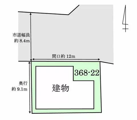 Remarks: Since it is within the planned area of the urban planning road, permission under Article 53 of the Urban Planning Act may be required for construction of buildings.