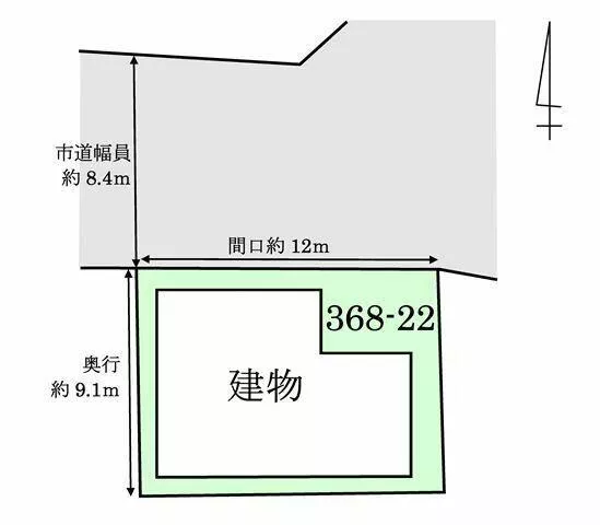 Remarks: Since it is within the planned area of the urban planning road, permission under Article 53 of the Urban Planning Act may be required for construction of buildings.
