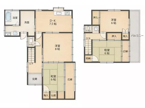Spacious 93 tsubo lot ♪ Convenient location near Koebara Elementary School and bus stop - Image 2