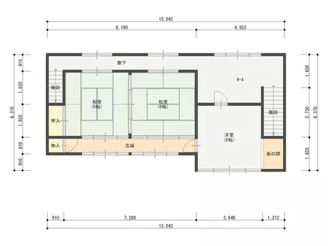Date City Hobara Town Tokorozawa Aza Irinouchi (Kamihobara Station) 2-story 6K
