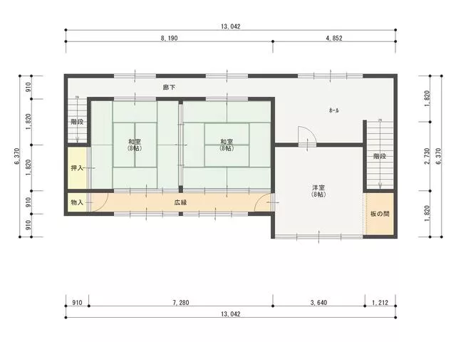 Date City Hobara Town Tokorozawa Aza Irinouchi (Kamihobara Station) 2-story 6K