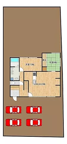 Used single-family home in Kashiwazaki City, Oaza Shimodajiri, single-family home