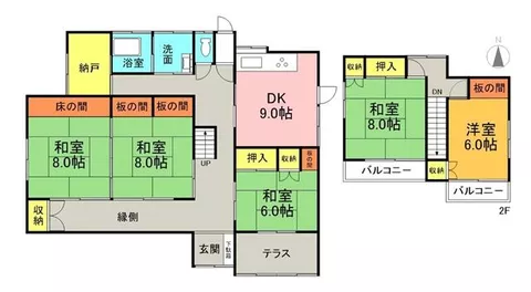 Morioka City, Matsuzono 2-chome, 2-story, 5DK - Image 2