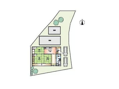 A nature-rich, quiet residential area ♪ Yume Kodomo-en, just 1 minute walk, is a great ally for busy moms ♪