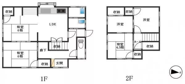 2-chome, Hamawaki, Beppu City (Higashi Beppu Sta.) 2F 5DK

2,000,000 yen