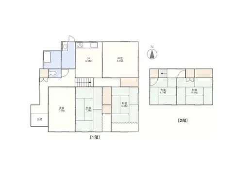 A residence where you can choose between renovation or rebuilding, featuring a large garden and sunny spots, is an attractive property.