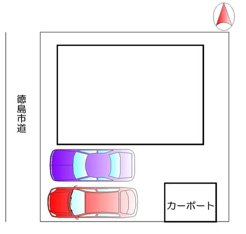 Tokushima City, Tsuda Town 1-chome 2-story 4LDK