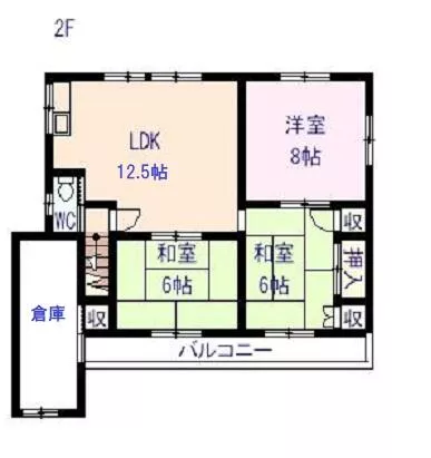 Ueda City, Midorigaoka 2-chome (Ueda Station) 2-story 6LDK
