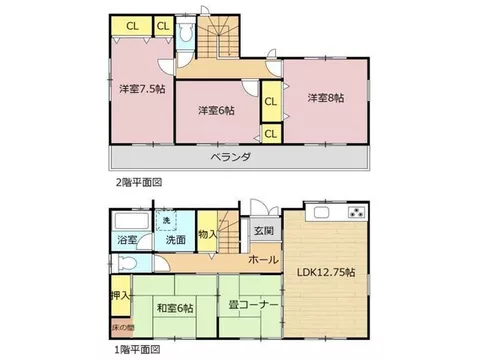 ●4DLK●All rooms facing south●Parking space for 2 cars available - Image 2