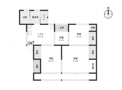 Omuta City, Jokamachi 3-chome (Omuta Station) Single-story building 4LDK - Image 2