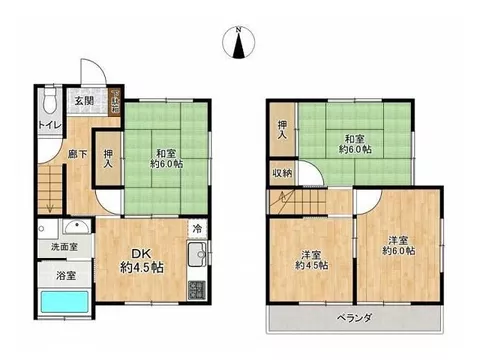 ◆Quiet residential area◆Drugstore about 1 minute on foot◆Park about 2 minutes on foot◆Parking for 1 car available◆ - Image 3