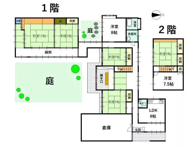 7LDK suitable for large families! A classical house with a heavy atmosphere that allows you to feel the essence of Japanese style.