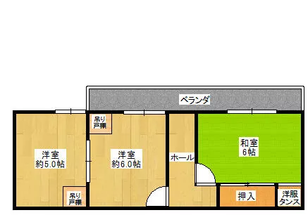 Ichikawa City Sogaya 4-chome (Akiyama Station) 2-story 5DK