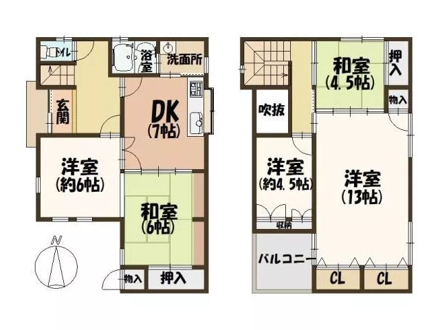 Naizen Town 4 (Yamato Yagi Station) 8 million yen