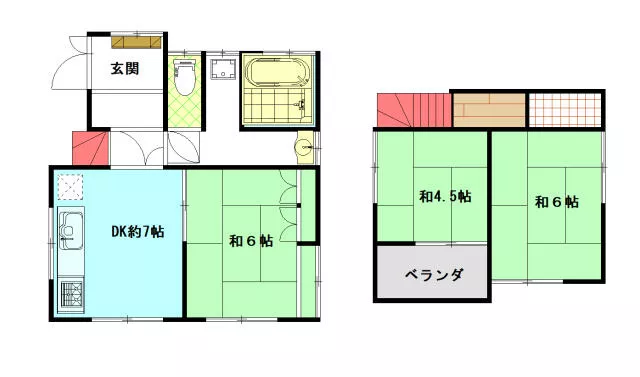 Tokorozawa City, Matsugo (Tokorozawa Station), 2-story, 3DK