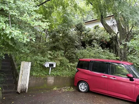 Ishioka City, Tsukioka, single-story building, 2DK