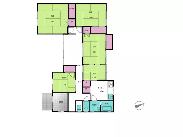 A beautiful single-story house located in a quiet residential area!