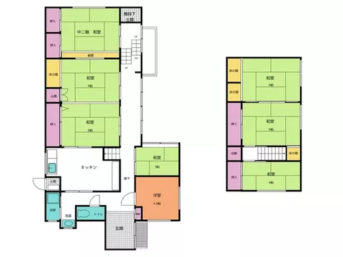 Comfortable living in Iguchi Hon-e! Features a hidden mid-level.