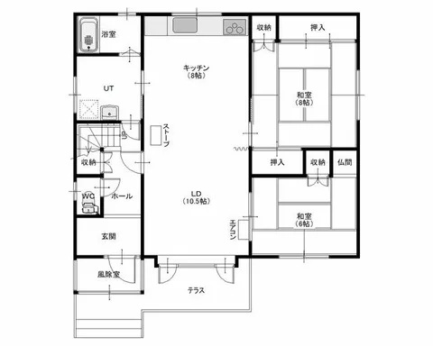 Sapporo City, Higashi Ward, Higashi Naebo 13-jo 2-chome (Kanjodori Higashi Station), 2-story, 4SLDK