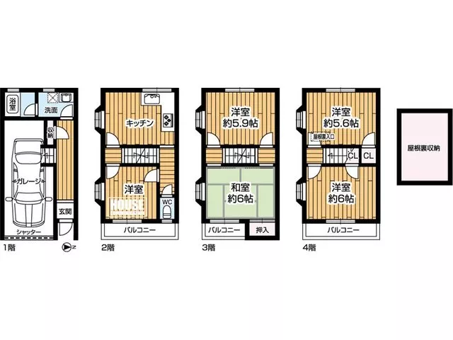 【Viewing reservations now accepted】■3 minutes on foot from Isuzu Kamikita Station■Garage with shutter available■Corner unit