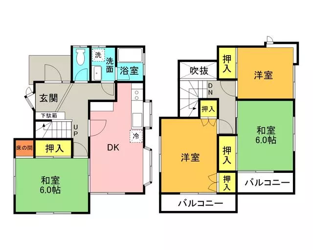 Yoshinogawa City, Kawashima Town, Kawashima Aji Oji (Awakawashima Station) 2-story 4DK