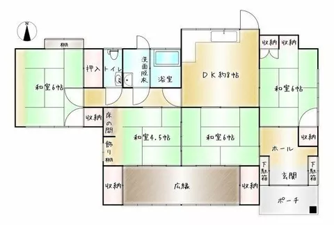 Kanoya City Aratake Town Single-story building 4DK - Image 2