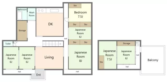 Tanaka, Shiraiwa, Motomiya City (Motomiya Station) 3-story 7SLDK
