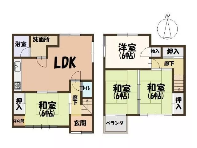 Juichi Town (Shin-Nokuchi Station) 7 million yen