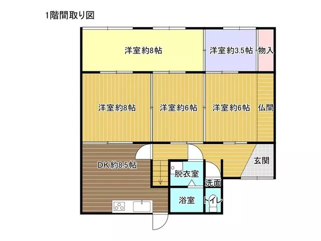Honestly, renovation is needed. How about it for a company dormitory or a small storage space?