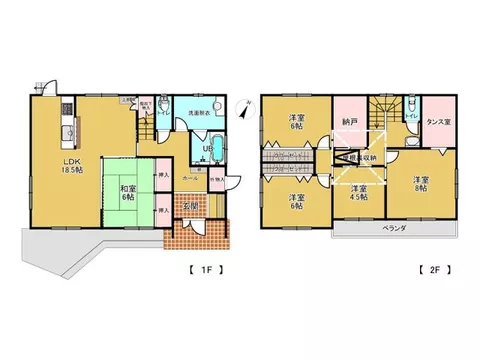 Sakai City, Mikuni Town, Midorigaoka 4-chome (Mikuni Station) 2-story building, 5SLDK