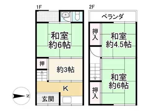 Kamigamo Kita Oji Town (Kitayama Station) 6.8 million yen