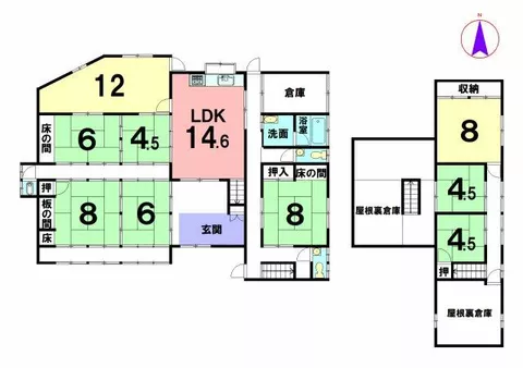 Taka County Taka Town Kami District Todoroki (Ishio Station) 2-story 9LDK