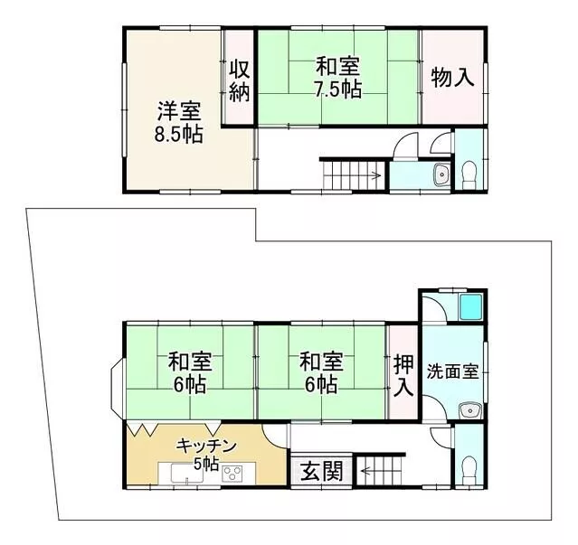 Otsu City, Sakamoto 8-chome (Hieizan Sakamoto Station), 2-story, 4K