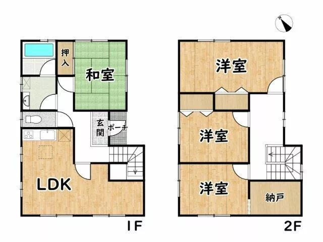 Himeji City, Yumesaki Town Temple (Himeji Station) 2-story building 4SLDK