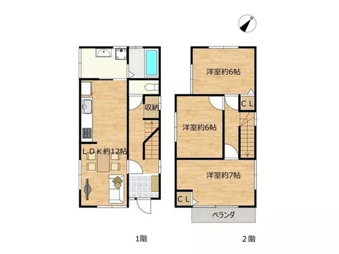【Viewing event held】Interior and exterior renovated / Parking for 2 cars in parallel available / About 500m to National Route 1 - Image 3