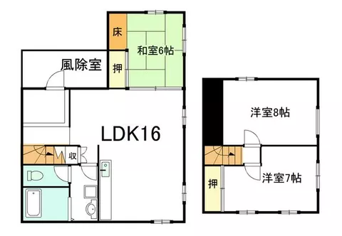 Hakusan City, Nanahara Town, 2-story, 3LDK - Image 2