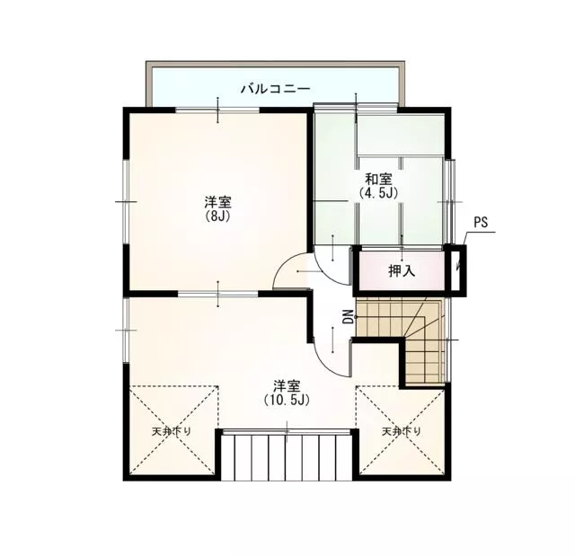 Nakano City, Oaza Mitsuwa (Endoku Station), 2-story, 4LDK