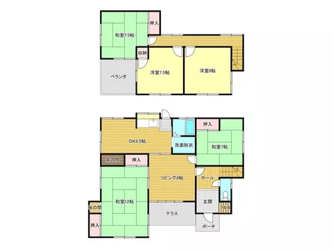 Spacious 5LDK used house. Recommended for families with many members♪
