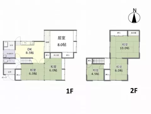 Fuchu City Hirotani Town (Takagi Station) 2-story 6DK