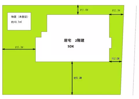 Shiraishi City, Koriyama, Kan'nonzaki (Shiraishi Station) 2-story building 5DK