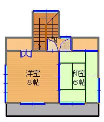 Odate City, Ariura 3-chome 2-story building 7DK