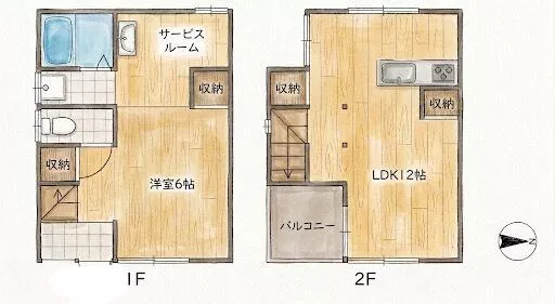 Kurashiki City, Nishitomii (Nishitomii Station) 2-story 1SLDK