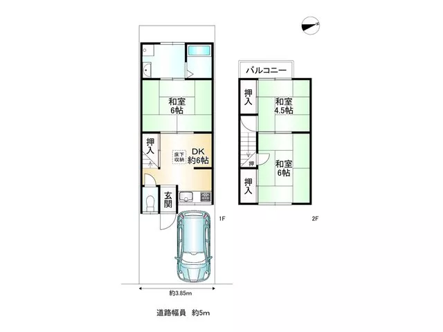 Oya Furukido Town (Nagitsuji Station) 6.8 million yen