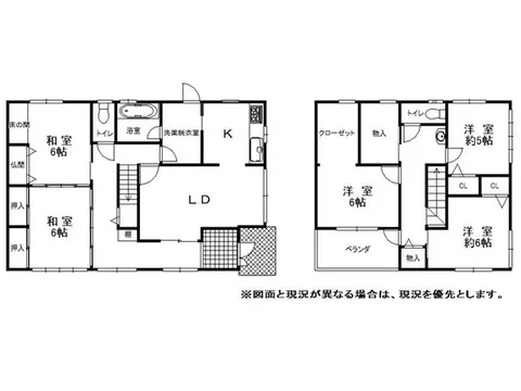 A spacious 5LDK on a generous 65 tsubo lot.