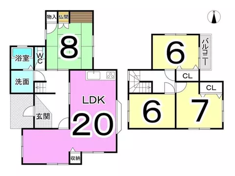 [House Do Ni no Miya] A renovated 4LDK house on a corner lot♪ 5-minute walk to elementary school♪