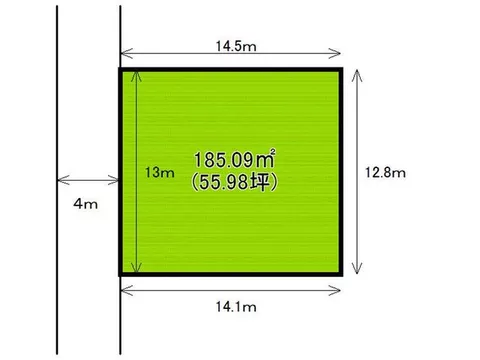 ◆ No building conditions, also suitable as land ♪ About a 10-minute walk to Super Nals ♪